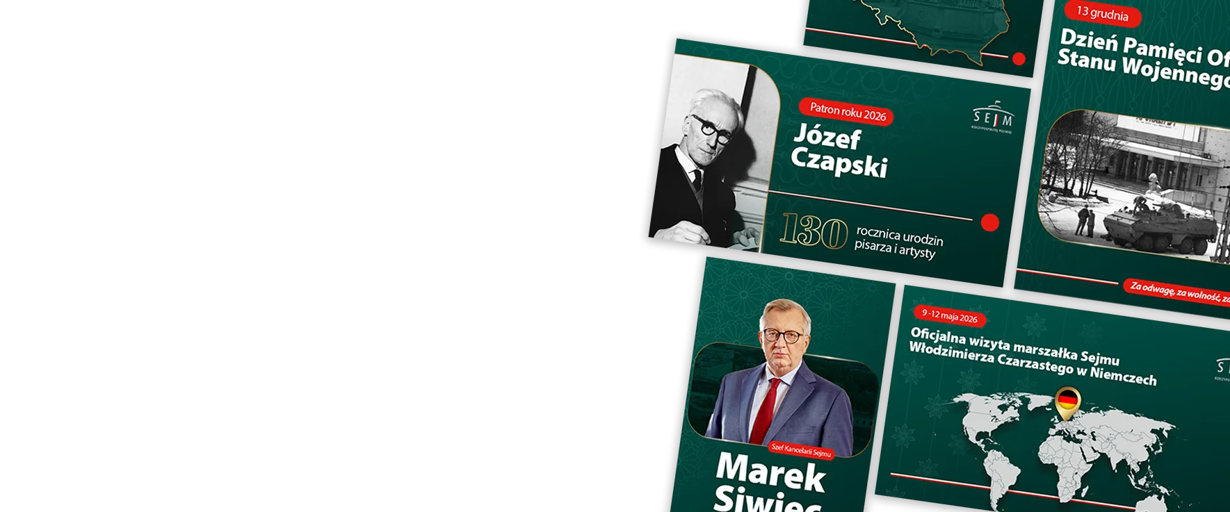 Grafiki Sejmu RP w mediach społecznościowych