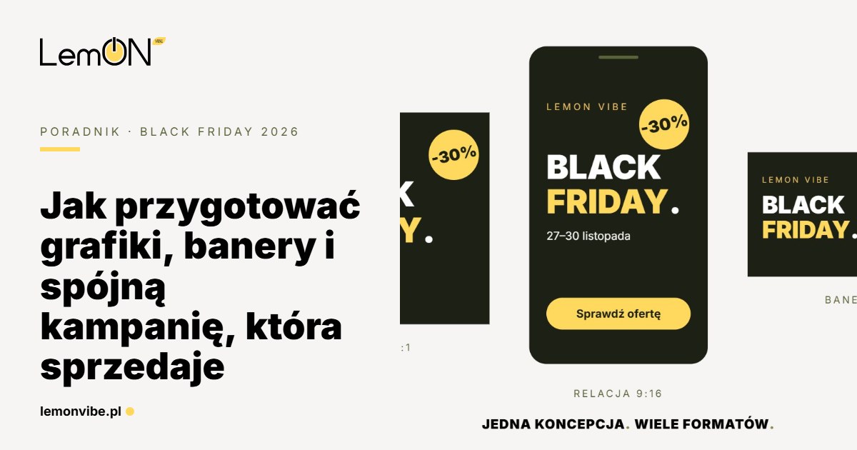 Black Friday 2026 – poradnik o grafikach i banerach